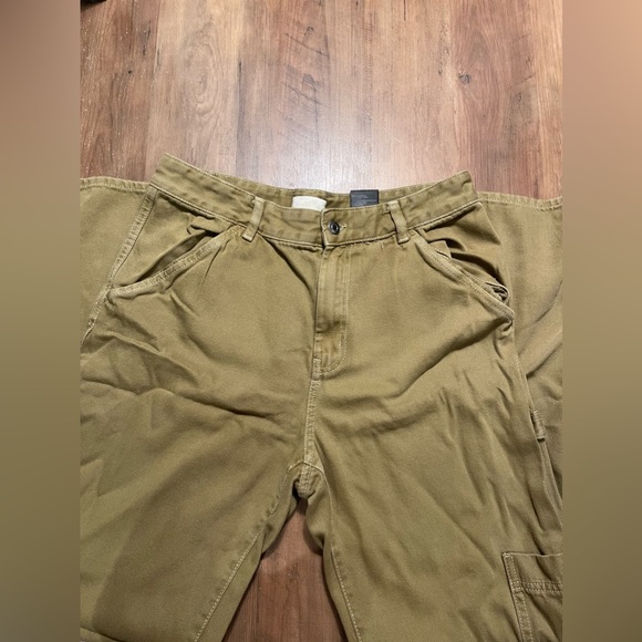 Tan Cargo pants high rise - Picture 3 of 7